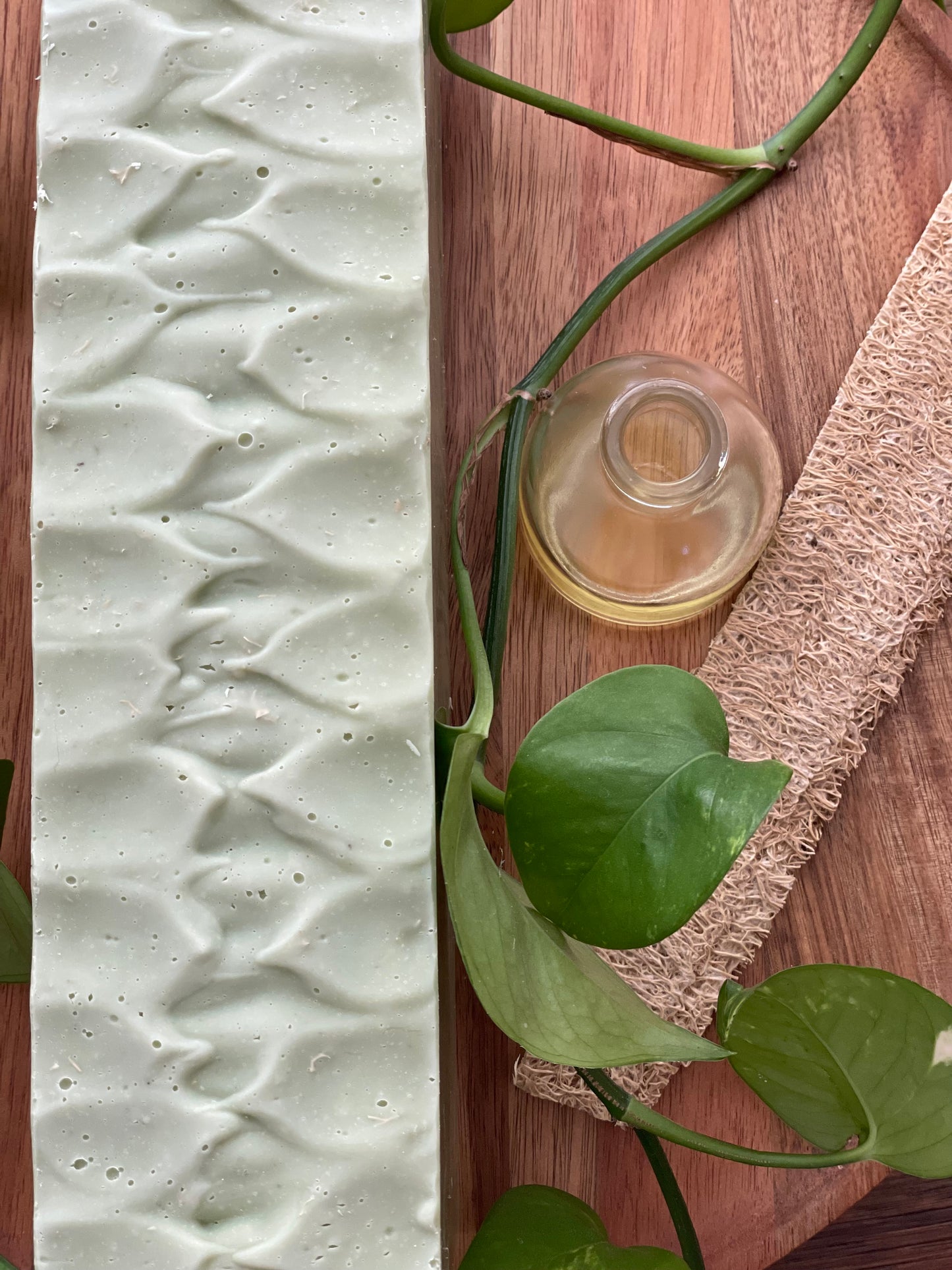 Refreshing Loofah Soap Bar